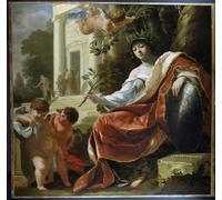 IPLUPJDY Vintage Poster Wall Prints Painting on Canvas an Allegory of Peace by Simon Vouet Picture Art Prints for Wall Decor 60x90cm