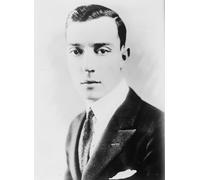 IPLUPJDY Vintage Poster Wall Prints Painting on Canvas Buster Keaton by George Grantham Bain Picture Art Prints for Wall Decor 60x90cm