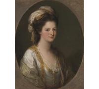 IPLUPJDY Vintage Poster Wall Prints Painting on Canvas Elizabeth Bateson by Angelica Kauffmann Picture Art Prints for Wall Decor 60x90cm