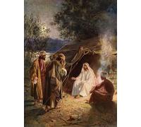 IPLUPJDY Vintage Poster Wall Prints Painting on Canvas Jesus First Disciples Bible by William Brassey Hole Picture Art Prints for Wall Decor 60x90cm