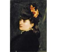 IPLUPJDY Vintage Poster Wall Prints Painting on Canvas Madame Ernest Feydeau by Carolus-duran Picture Art Prints for Wall Decor 60x90cm