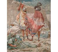 IPLUPJDY Vintage Poster Wall Prints Painting on Canvas Mercy David Spareth Sauls Life by Richard Dadd Picture Art Prints for Wall Decor 60x90cm