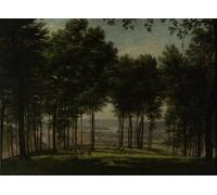 IPLUPJDY Vintage Poster Wall Prints Painting on Canvas Mount Storm Parkincinnati by Worthington Whittredge Picture Art Prints for Wall Decor 60x90cm