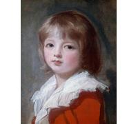 IPLUPJDY Vintage Poster Wall Prints Painting on Canvas Portrait of a Boy by George Romney Picture Art Prints for Wall Decor 60x90cm