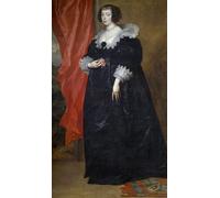 IPLUPJDY Vintage Poster Wall Prints Painting on Canvas Portrait of Margaret of Lorraine by Anthony Van Dyck Picture Art Prints for Wall Decor 60x90cm