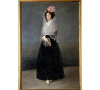 IPLUPJDY Vintage Poster Wall Prints Painting on Canvas Portrait of the Countess Del Carpio Marquise of the Solana Painting by Francisco De Goya Picture Art Prints for Wall Decor 60x90cm