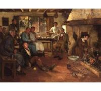 IPLUPJDY Vintage Poster Wall Prints Painting on Canvas Preparing the Punch by Walter Dendy Sadler Picture Art Prints for Wall Decor 60x90cm