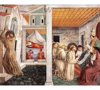 IPLUPJDY Vintage Poster Wall Prints Painting on Canvas Scenes From the Life of St by Benozzo Di Lese Di Sandro Gozzoli Picture Art Prints for Wall Decor 60x90cm