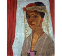 IPLUPJDY Vintage Poster Wall Prints Painting on Canvas Self Portrait by Paula Modersohn Becker Picture Art Prints for Wall Decor 60x90cm