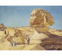 IPLUPJDY Vintage Poster Wall Prints Painting on Canvas the Great Sphinx At the Pyramids of Giza by Seddon Picture Art Prints for Wall Decor 60x90cm