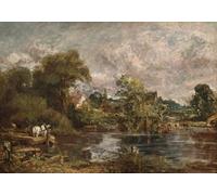 IPLUPJDY Vintage Poster Wall Prints Painting on Canvas the White Horse by John Constable Picture Art Prints for Wall Decor 60x90cm