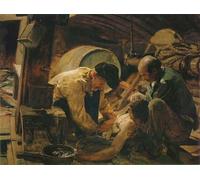 IPLUPJDY Vintage Poster Wall Prints Painting on Canvas They Still Say That Fish Is Expensiveby Joaquin Sorolla Y Bastida Picture Art Prints for Wall Decor 60x90cm