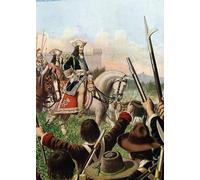 IPLUPJDY Vintage Poster Wall Prints Painting on Canvas War of the Spanish Succession Amedeo Ii of Savoy Declared War on France by Tancredi Scarpelli Picture Art Prints for Wall Decor 60x90cm