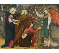 IPLUPJDY Vintage Poster Wall Prints Painting on Canvas Why Seek Ye the Living Among the Dead St Luke V by Roddam Spencer Stanhope Picture Art Prints for Wall Decor 60x90cm
