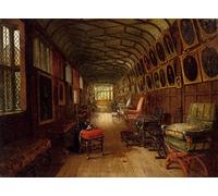 IPLUPJDY Vintage Wall Art Art Print Artwork Artwork Print Poster the Brown Gallery Knole by Louise Rayner Canvas Print Poster for Home Decor 60x90cm