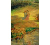 IPLUPJDY Vintage Wall Art Canvas Image Artwork Print Poster Aprilsonne by Ludwig Von Hofmann Wall Art Paintiing for Home Decor 60x90cm