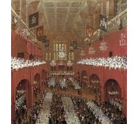 IPLUPJDY Vintage Wall Art Canvas Image Artwork Print Poster Banquet At the Guildhall City of London by William Daniell Wall Art Paintiing for Home Decor 60x90cm