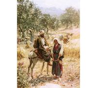 IPLUPJDY Vintage Wall Art Canvas Image Artwork Print Poster Boaz and Ruth by William Brassey Hole Wall Art Paintiing for Home Decor 60x90cm