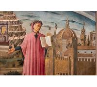 IPLUPJDY Vintage Wall Art Canvas Image Artwork Print Poster Dante Alighieri's Divine Comedy by Domenico Di o Wall Art Paintiing for Home Decor 60x90cm