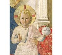 IPLUPJDY Vintage Wall Art Canvas Image Artwork Print Poster Detail of the Christ Child From the Lady Delle Ombre Lady of the Shadows by Fra Angelico Wall Art Paintiing for Home Decor 60x90cm