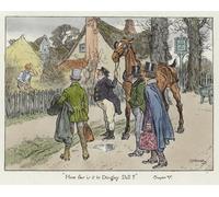 IPLUPJDY Vintage Wall Art Canvas Image Artwork Print Poster Illustration for the Pickwick Papers by Charles Edmund Brock Wall Art Paintiing for Home Decor 60x90cm