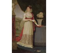 IPLUPJDY Vintage Wall Art Canvas Image Artwork Print Poster ine Tasher De La Pagerie Empress of the French by Antoine Jean Gros Wall Art Paintiing for Home Decor 60x90cm