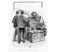 IPLUPJDY Vintage Wall Art Canvas Image Artwork Print Poster It Passed with a Rattle and a Roar by Sidney Paget Wall Art Paintiing for Home Decor 60x90cm