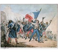 IPLUPJDY Vintage Wall Art Canvas Image Artwork Print Poster July Revolution by Ary Scheffer Wall Art Paintiing for Home Decor 60x90cm