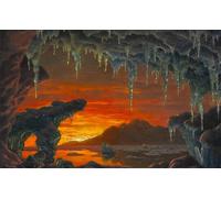 IPLUPJDY Vintage Wall Art Canvas Image Artwork Print Poster Marquette for Grotto Artique by Ivan Fedorovich Choultsé Wall Art Paintiing for Home Decor 60x90cm