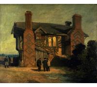 IPLUPJDY Vintage Wall Art Canvas Image Artwork Print Poster Moreton Old Hall by Sell Cotman Wall Art Paintiing for Home Decor 60x90cm