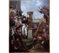IPLUPJDY Vintage Wall Art Canvas Image Artwork Print Poster Napoleon Bonaparte Proclaiming the Cisalpine Republic in Milan by Louis Lafitte Wall Art Paintiing for Home Decor 60x90cm