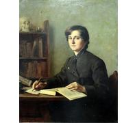 IPLUPJDY Vintage Wall Art Canvas Image Artwork Print Poster Portrait of Elisabeth Winterhalter by Ottilie Roederstein Wall Art Paintiing for Home Decor 60x90cm