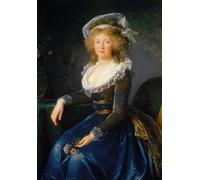 IPLUPJDY Vintage Wall Art Canvas Image Artwork Print Poster Portrait of Maria Theresa of Naples and Sicily by Louise Élisabeth Vigée Le Brun Wall Art Paintiing for Home Decor 60x90cm
