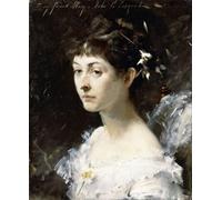 IPLUPJDY Vintage Wall Art Canvas Image Artwork Print Poster Portrait of Mary Turner Austin by John Singer Sargent Wall Art Paintiing for Home Decor 60x90cm