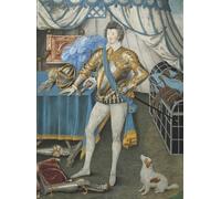 IPLUPJDY Vintage Wall Art Canvas Image Artwork Print Poster Portrait of Sir Mildmay Knight of Apethorpe Northants by Nicholas Hilliard Wall Art Paintiing for Home Decor 60x90cm