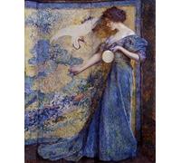 IPLUPJDY Vintage Wall Art Canvas Image Artwork Print Poster the Mirror by Robert Payton Reid Wall Art Paintiing for Home Decor 60x90cm