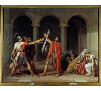 IPLUPJDY Vintage Wall Art Canvas Image Artwork Print Poster the Oath of the Horatii by Jacques Louis David Wall Art Paintiing for Home Decor 60x90cm