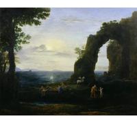 IPLUPJDY Vintage Wall Art Canvas Image Artwork Print Poster the of Coral or Perseus with Head by Claude Lorrain Wall Art Paintiing for Home Decor 60x90cm