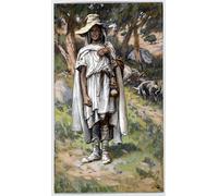 IPLUPJDY Vintage Wall Art Canvas Image Artwork Print Poster the Prodigal Son Asking for Alms by Jacques Wall Art Paintiing for Home Decor 60x90cm