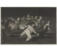 IPLUPJDY Vintage Wall Art Canvas Image Artwork Print Poster the Proverbs If Marion Will Dance Then She Has to Take the Consequences by Francisco De Goya Wall Art Paintiing for Home Decor 60x90cm