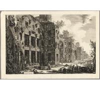 IPLUPJDY Vintage Wall Art Canvas Image Artwork Print Poster View of Visible Remains of the Baths of Diocletian At S Maria Degli Angeli by Battista Piranesi Wall Art Paintiing for Home Decor 60x90cm