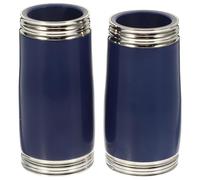 iplusmile 1 Pair Abs Clarinet Barrel Tuning Tubes for Wind Instrument Parts, Burr-free Clarinet Pitch Tubes Producing Elegant and Rich Sound, Suitable for Beginners and Professionals