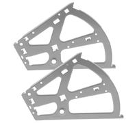 iplusmile 1 Pair Shoe Cabinet Hinge Flip Rack Bracket Double Layer Shoe Rack Gray Hardware Accessory for Hidden Flip Storage Suitable for Home Cabinet Replacement