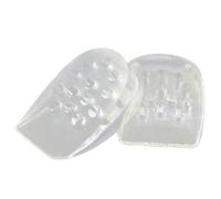 iplusmile 1 Pair TPE Heel Lift Insert for Height Increase, Comfortable Pressure Relieving Invisible Shoe Insoles, for Daily Wear and Foot Support
