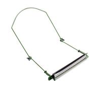 iplusmile 10 Holes Harmonica Neck Holder Metal Frame Stainless Steel Green Harmonica Harp Rack Comfortable around Neck Prevents Sliding out Suitable for Musician Performance