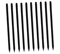 iplusmile 10 Pcs Black Drawing Pencils with Erasers Smooth Lead Core Sketching for Artists and Students Multifunctional Writing and Decorative Painting Pencils for Daily Use