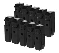 iplusmile 10 Sets Invisible Floating Shelf Brackets Small Triangle Shelf Supports Steel Hidden Wall Mounted for Removable in Living Room and Office