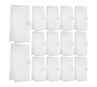 iplusmile 100 Sheets Massage Bed Face Rest Pads, Salon Bed Hole Covers, Microfiber Disposable White Round Hole Covers, for Beauty Salons and Massage Tables