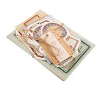 iplusmile 100 Sheets Vintage Journal Paper Scrapbook Material Pack Retro DIY Craft Background Paper for Notebook Supplies for Arts Crafts