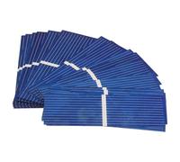 iplusmile 100pcs 0.5v 320ma 52x19mm Polycrystalline Solar Cells DIY Mini Solar Panels for Outdoor Portable Battery Car Charging Supplies